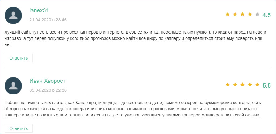 Два мнения о сервисе