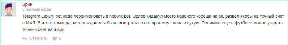 Мнение о проекте